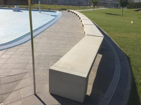 Banco de hormigón modular