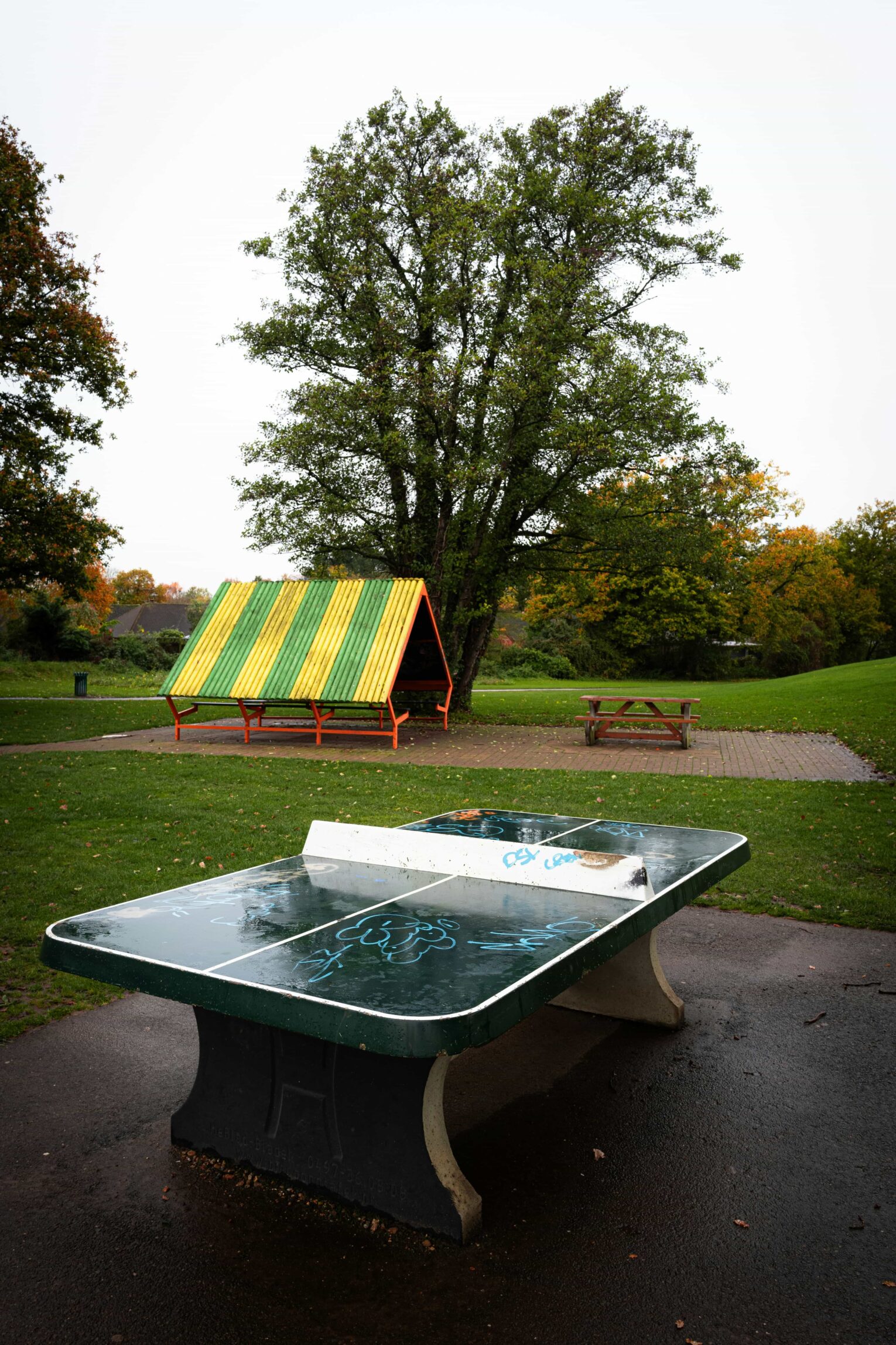 Mesa de ping-pong parques