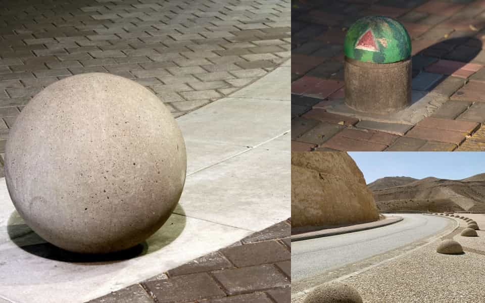 Bolardos esféricos