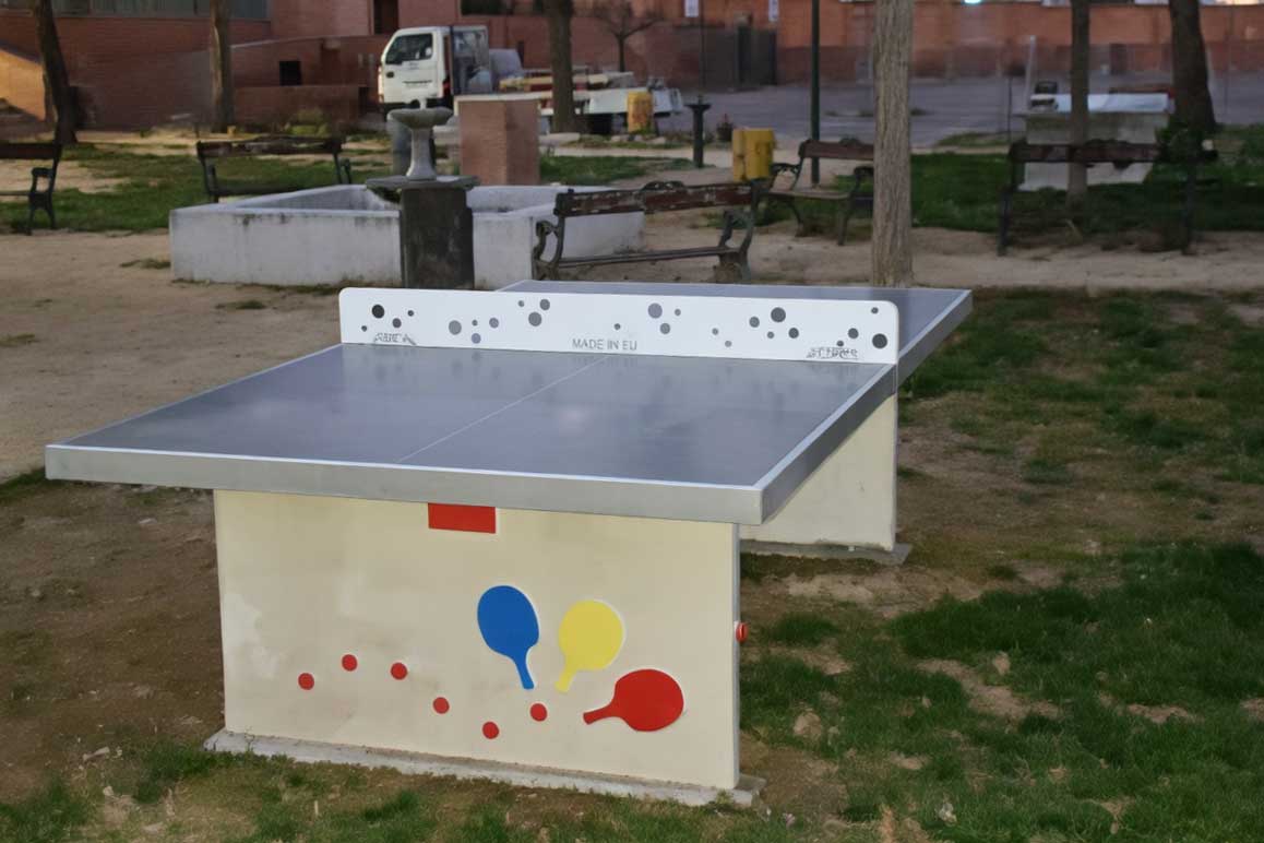 Mesas de ping pong de hormigón